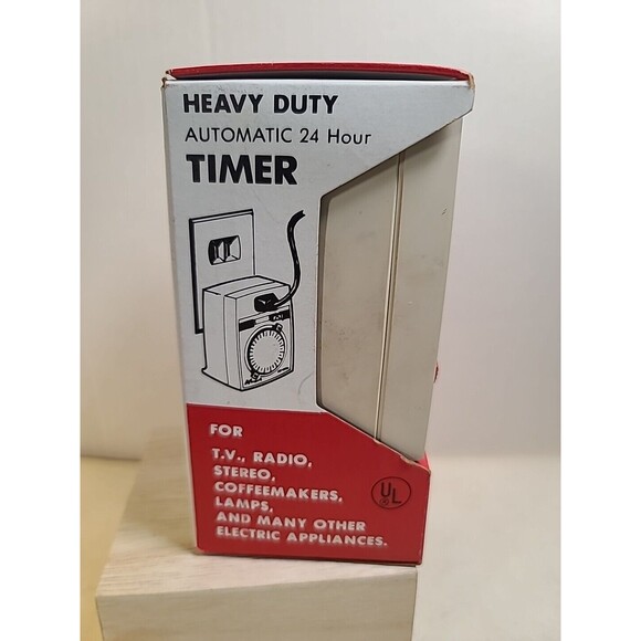 VTG Kmart Model 19-50 Heavy Duty 24 Hour Electrical Timer Appliance Automatic - Picture 4 of 5